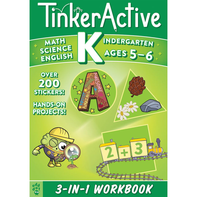 Macmillan Publishers: TinkerActive 3-in-1 Workbook - Kindergarten-MACMILLAN PUBLISHERS-Little Giant Kidz