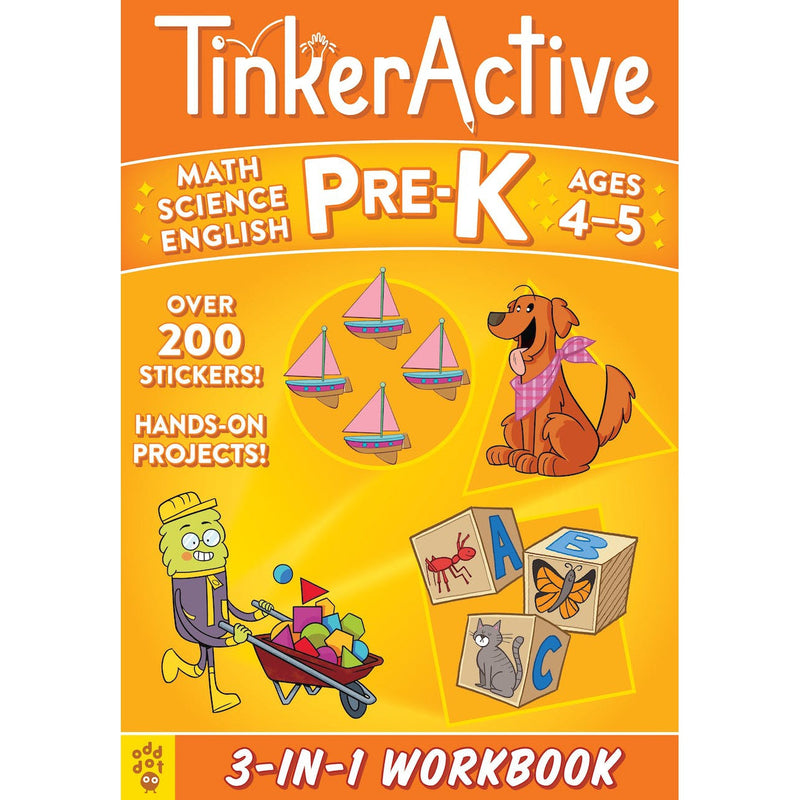 Macmillan Publishers: TinkerActive 3-in-1 Workbook - Pre-K-MACMILLAN PUBLISHERS-Little Giant Kidz