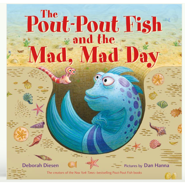 Macmillan Publishers:The Pout- Pout Fish and the Mad, Mad Day (Board Book)-MACMILLAN PUBLISHERS-Little Giant Kidz