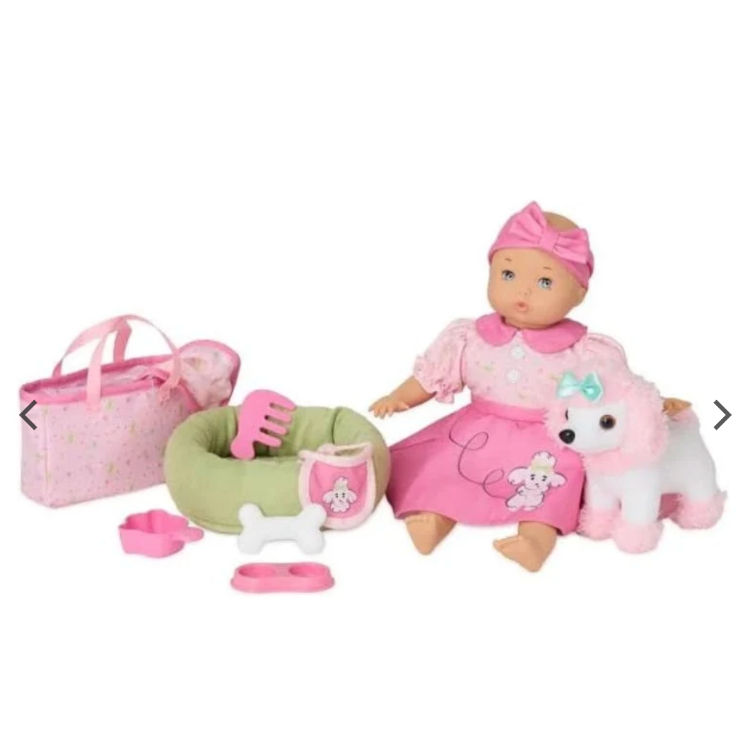 Madame Alexander 12" Sweet Baby Nursery Baby Puppy Care Playset-MADAME ALEXANDER-Little Giant Kidz