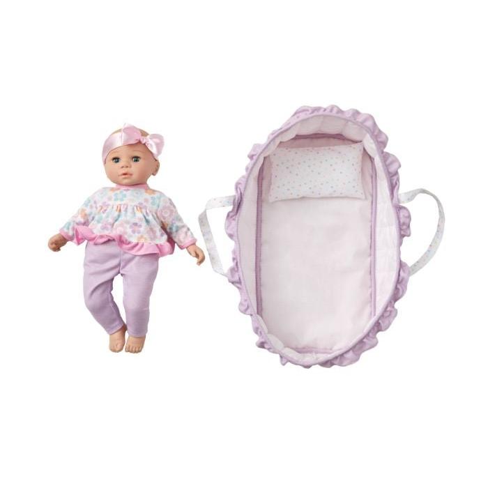 Madame Alexander 14" Sweet Smiles- Slumber Carrier- Light Skin-MADAME ALEXANDER-Little Giant Kidz