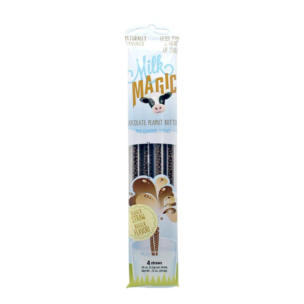 Magic Straws Milk Magic - Peanut Butter Chocolate-Endless Fun-Little Giant Kidz