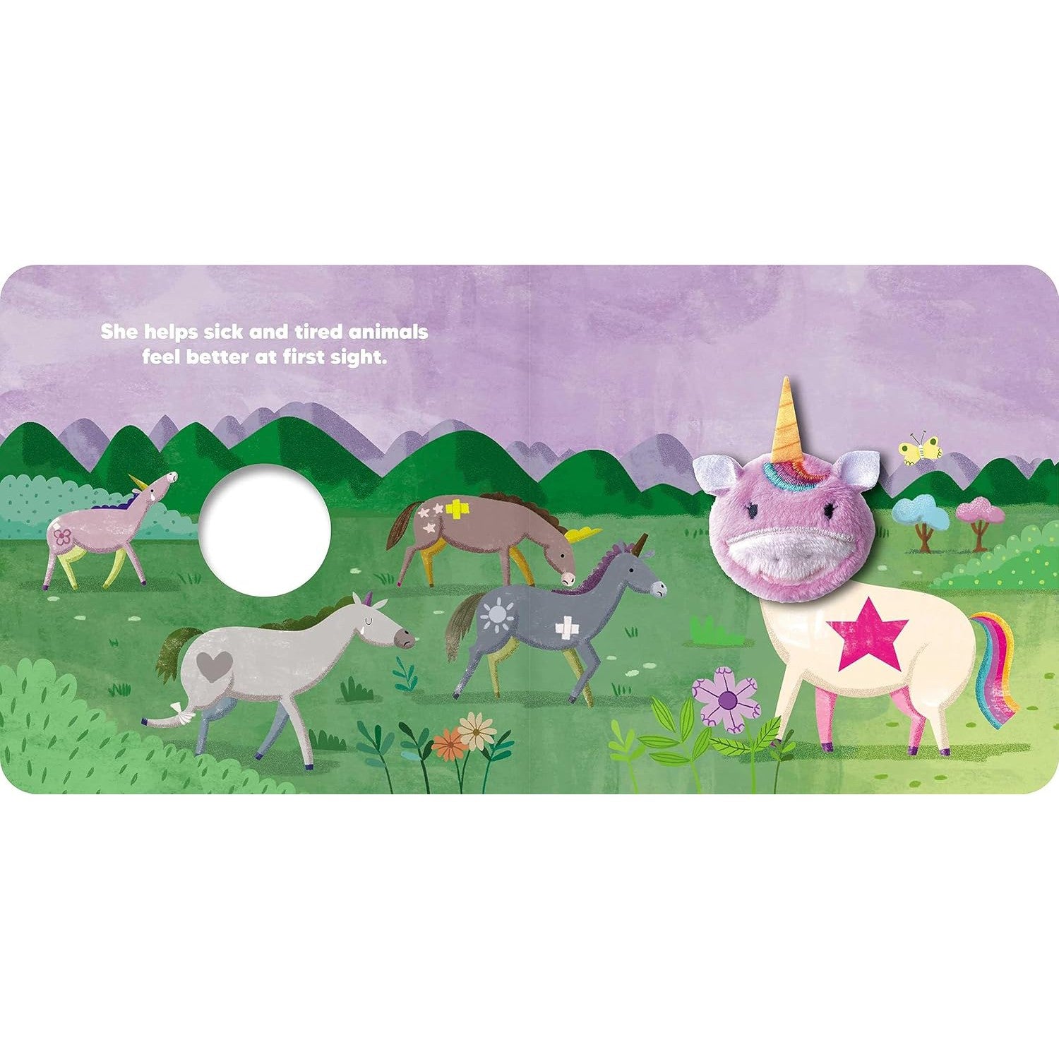 Magical Unicorn: Finger Puppet Board Book-SIMON & SCHUSTER-Little Giant Kidz