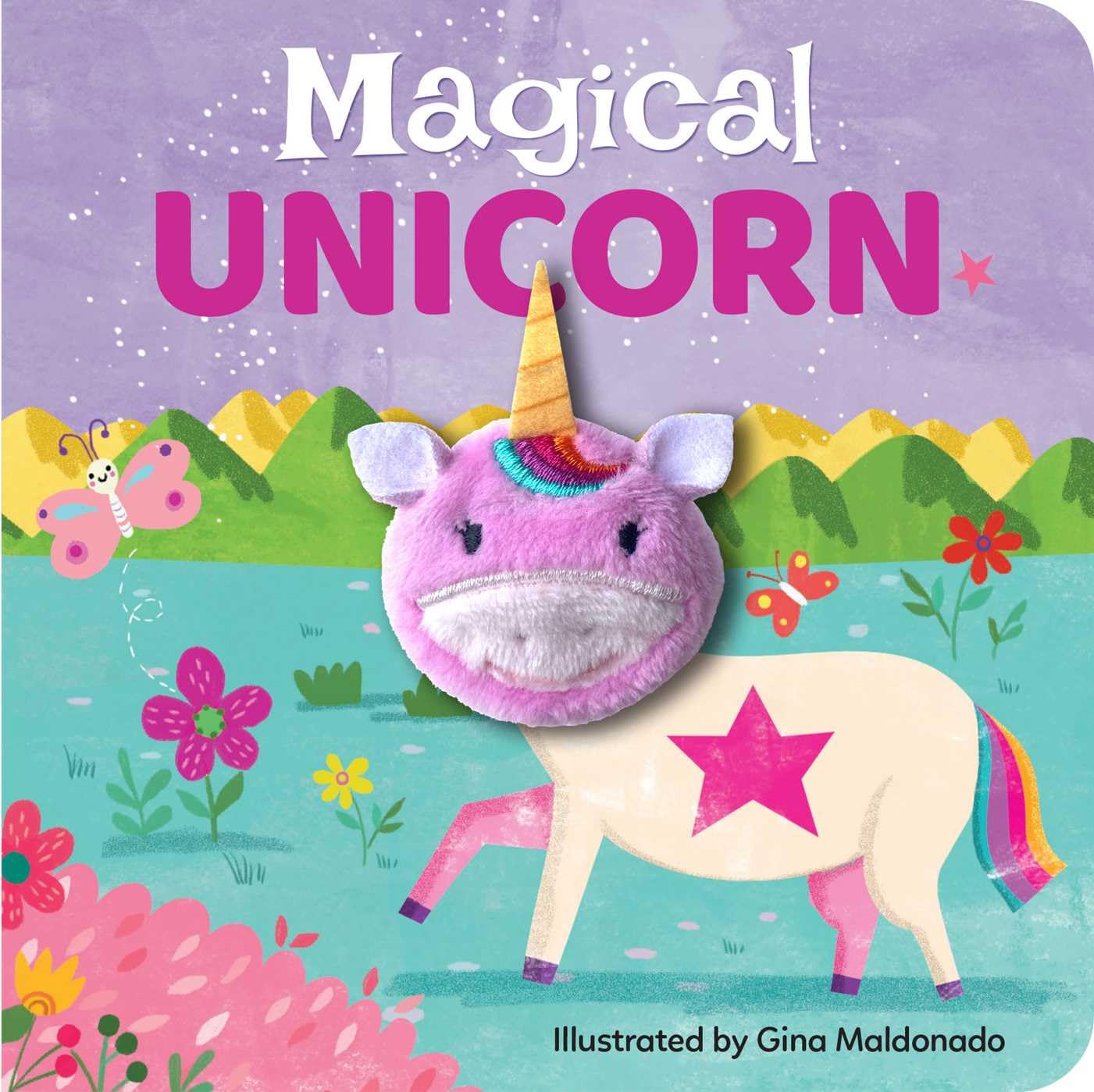 Magical Unicorn: Finger Puppet Board Book-SIMON & SCHUSTER-Little Giant Kidz
