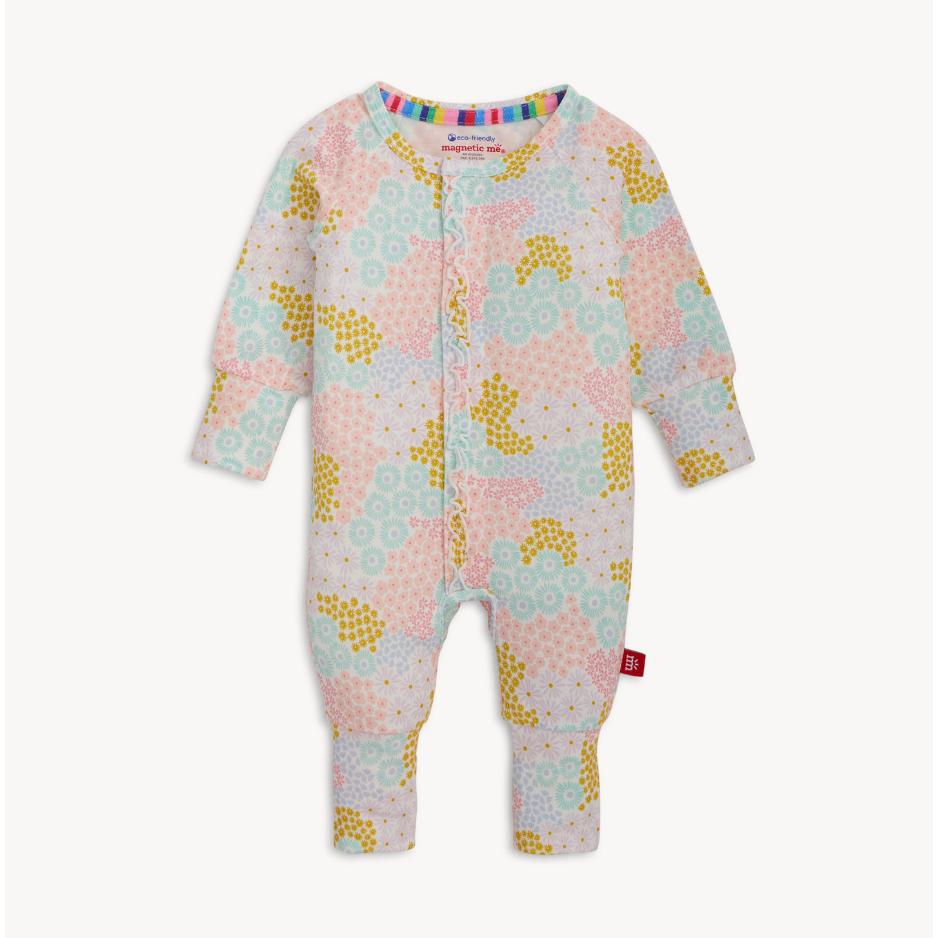Magnetic Me Grow with Me Convertible Ruffle Coverall- Harper-MAGNETIC ME-Little Giant Kidz
