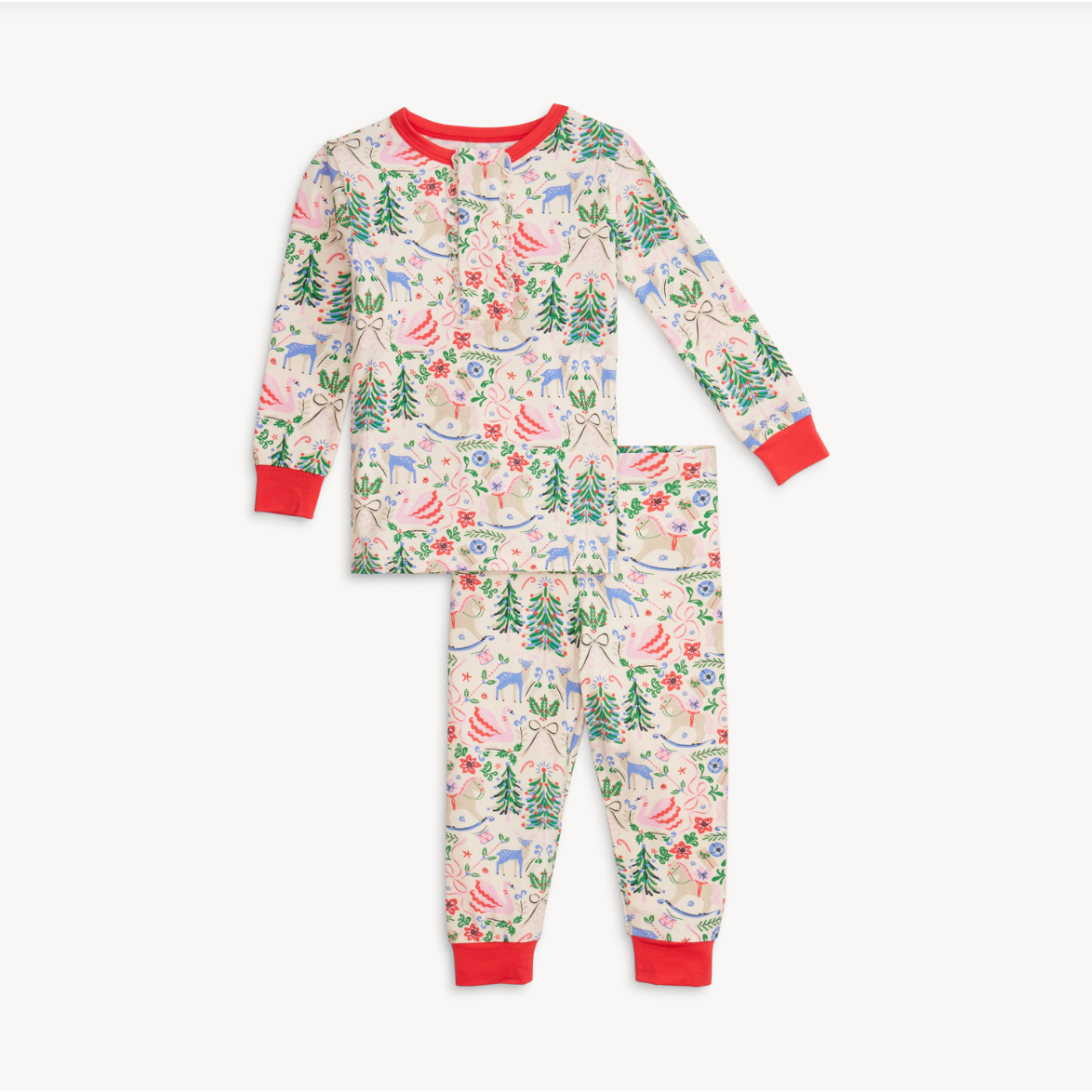 Magnetic Me: Long Sleeve Sugar Plum Dreams Modal PJ-MAGNETIC ME-Little Giant Kidz
