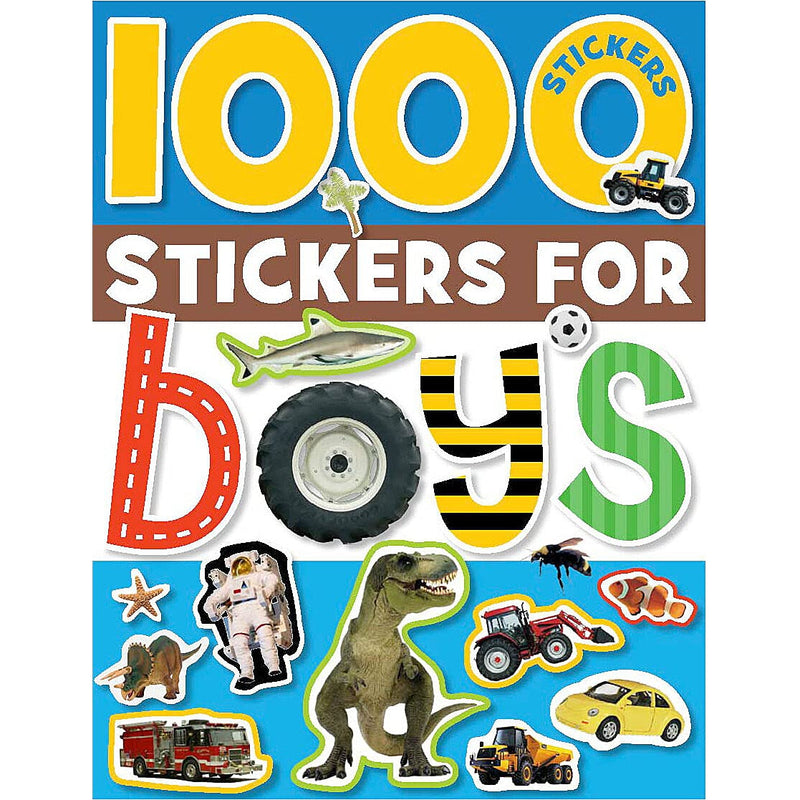 Make Believe Ideas: 1000 Stickers for Boys (Paperback Book)-Make Believe Ideas-Little Giant Kidz