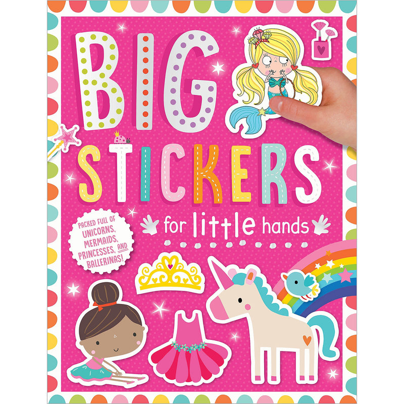 Make Believe Ideas: Big Stickers for Little Hands - Unicorns, Mermaids, Princesses & Ballerinas (Paperback Book)-Make Believe Ideas-Little Giant Kidz