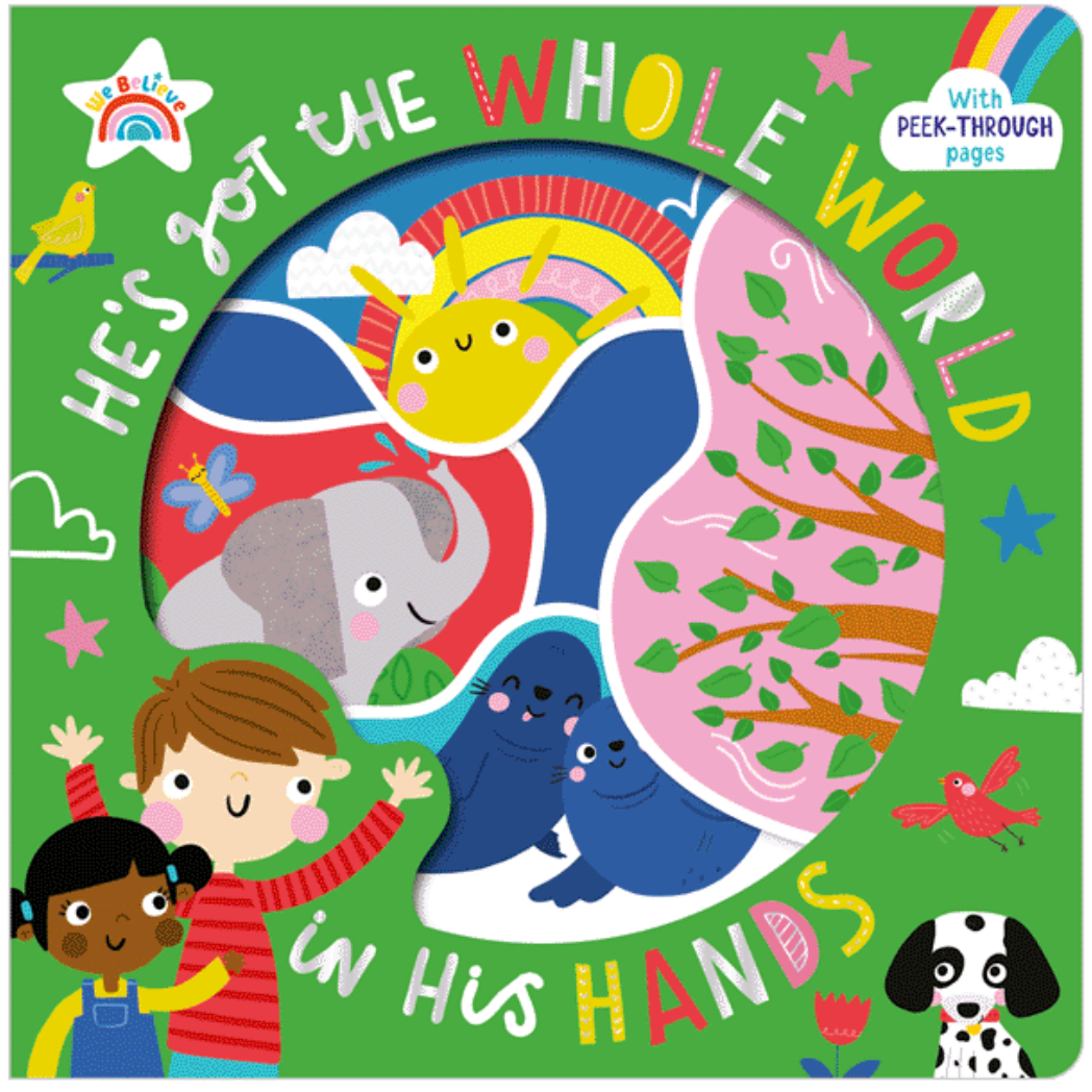 Make Believe Ideas: He's Got the Whole World in His Hands (Peek-Through Board Book)-Make Believe Ideas-Little Giant Kidz