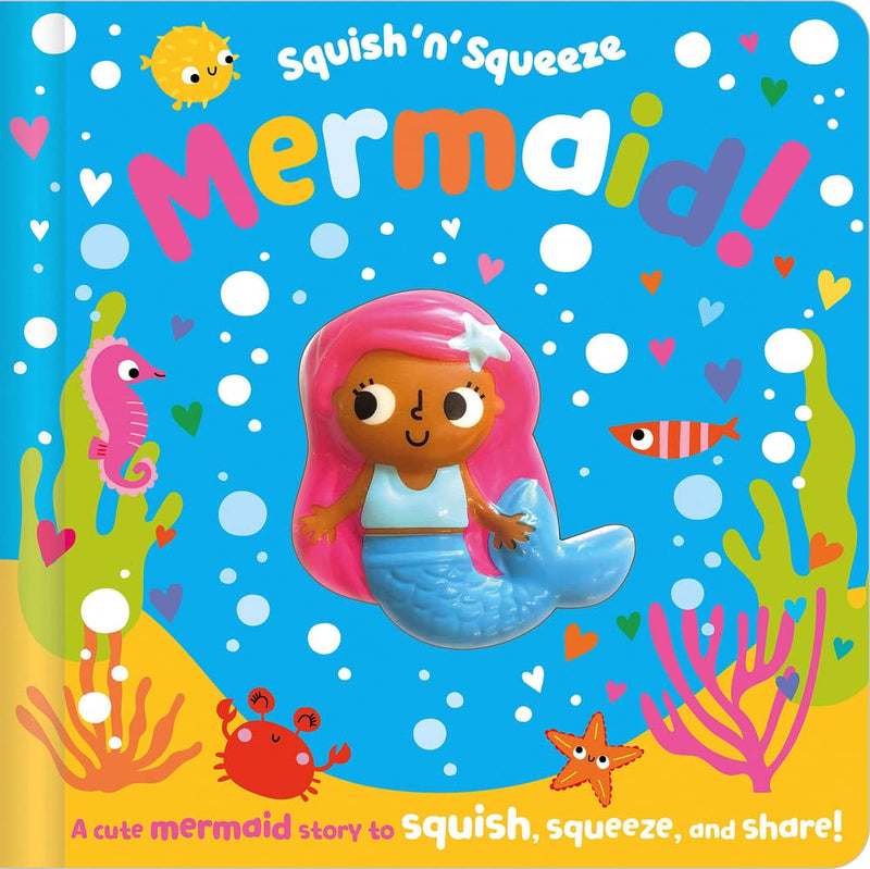 Make Believe Ideas: Squish 'n' Squeeze Mermaid! (Board Book)-Make Believe Ideas-Little Giant Kidz
