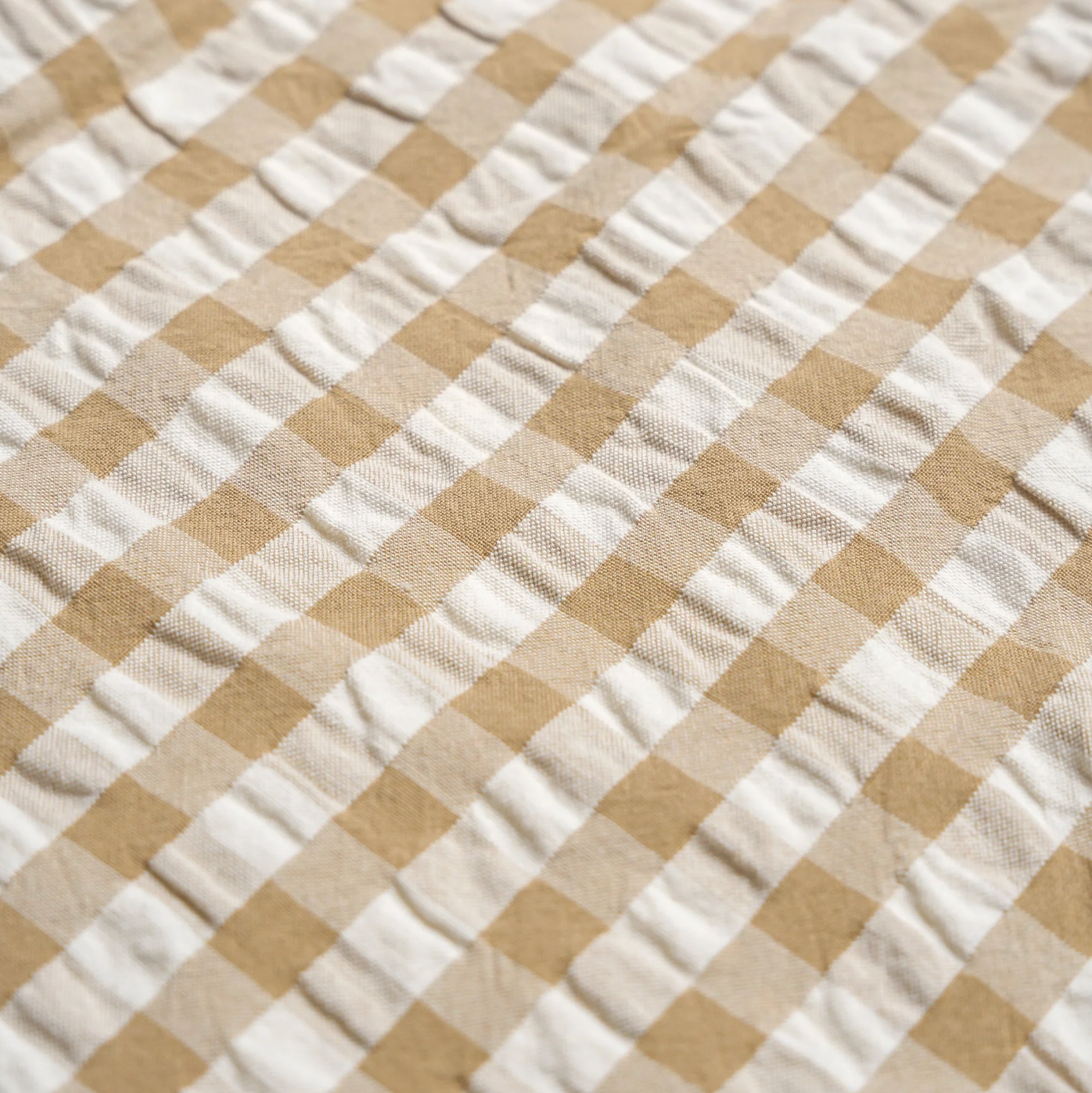 Makemake Organics Flutter Summer Dress- Brown Chequered-Makemake Organics-Little Giant Kidz