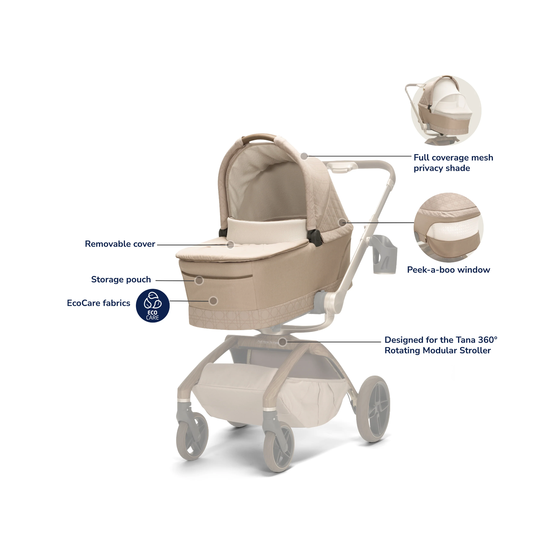 Maxi-Cosi Carriage Accessory - Natural Heritage-MAXI-COSI-Little Giant Kidz