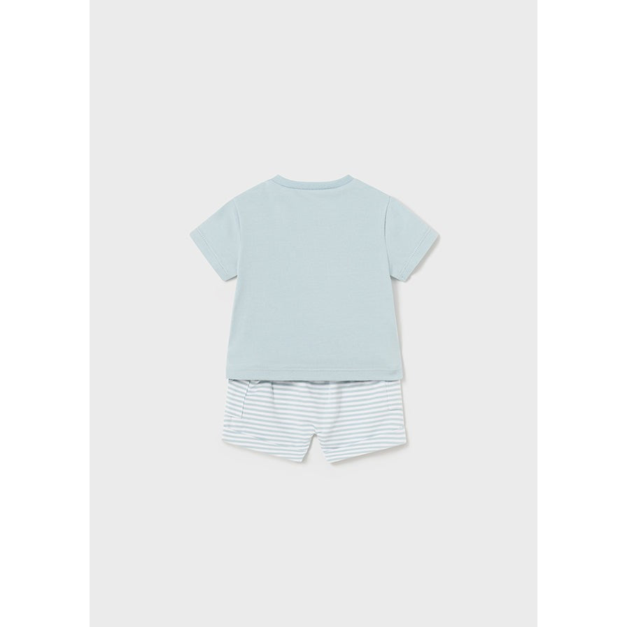Mayoral Baby Blue Let's Travel 2-Piece Outfit-MAYORAL-Little Giant Kidz