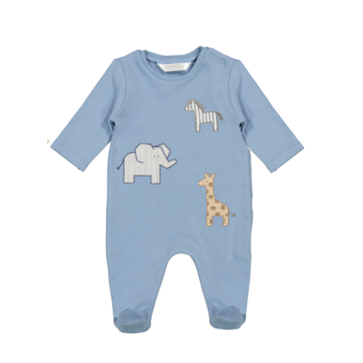 Mayoral Baby Bodysuit- Blue-MAYORAL-Little Giant Kidz