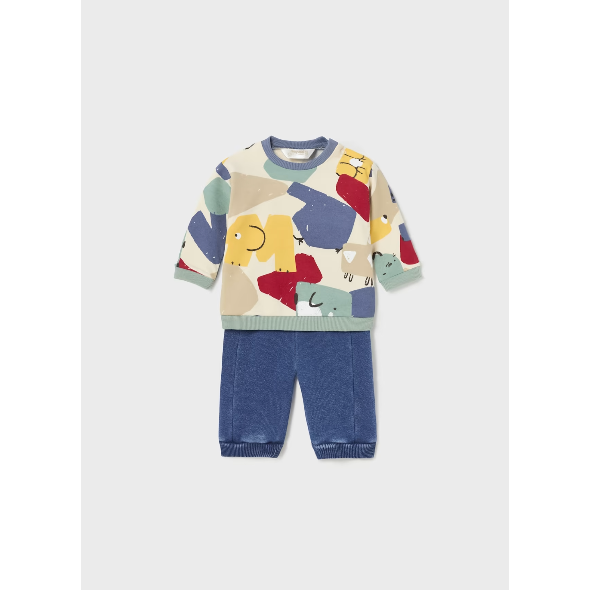Mayoral Baby Boy Letters 2 Piece Set-MAYORAL-Little Giant Kidz