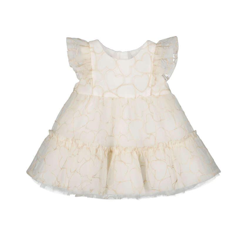Mayoral Baby Dress- Tulle Hearts-MAYORAL-Little Giant Kidz