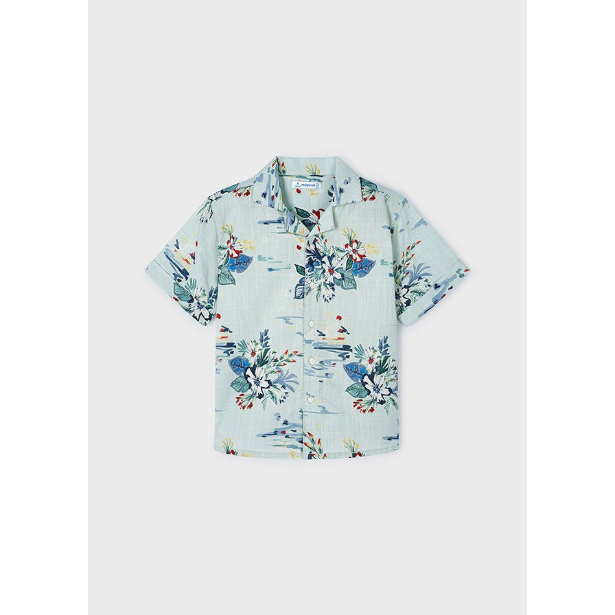 Mayoral Botanic Button Down Shirt-MAYORAL-Little Giant Kidz