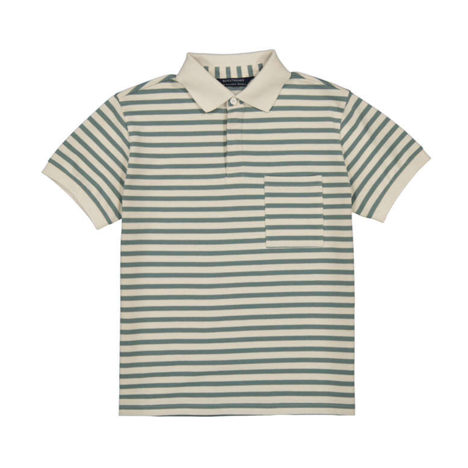 Mayoral Boy Short Sleeve Polo- Bayleaf-MAYORAL-Little Giant Kidz
