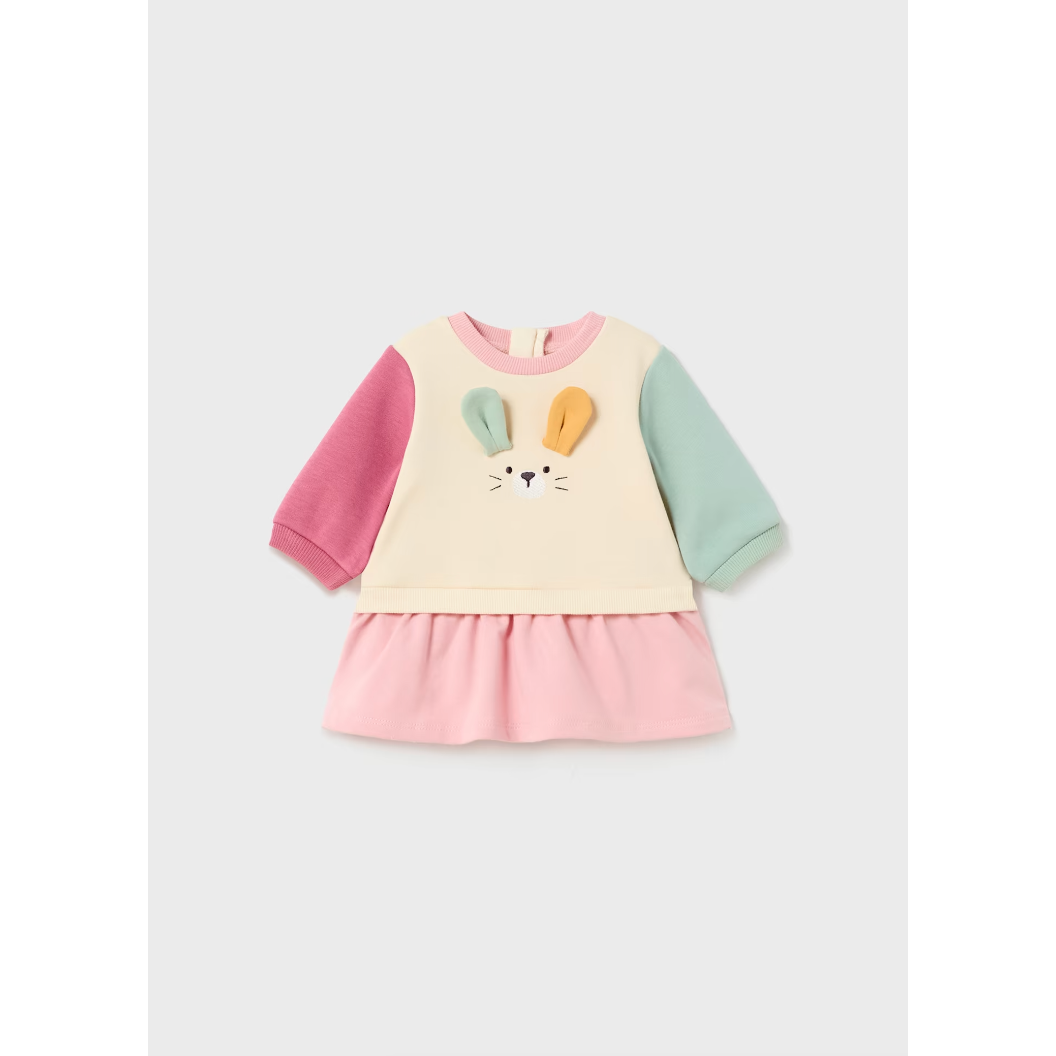 Mayoral Bunny Sweatshirt Dress-MAYORAL-Little Giant Kidz