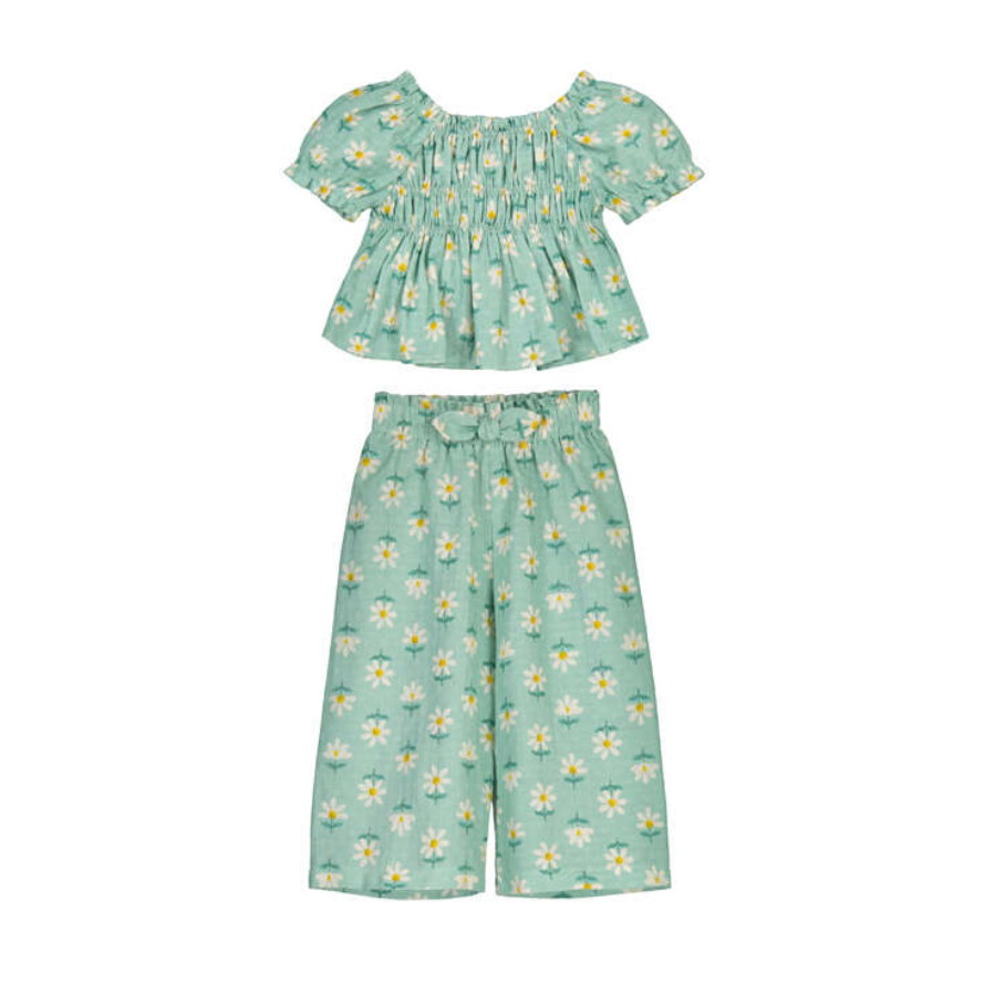Mayoral Girl 2pc Long Trouser Set- Lake-MAYORAL-Little Giant Kidz