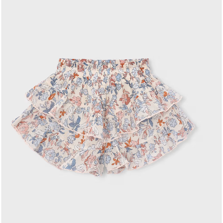 Mayoral Girl Patterned Ruffled Skort-MAYORAL-Little Giant Kidz