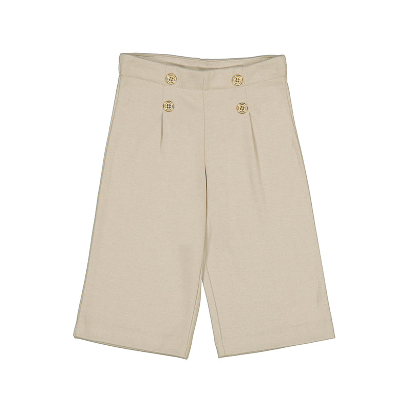 Mayoral Girl Twill Long Pants- Stone-MAYORAL-Little Giant Kidz