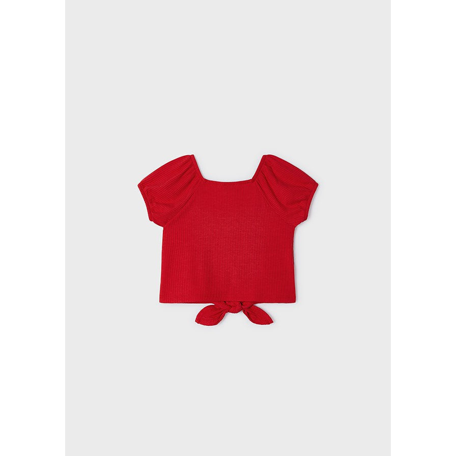 Mayoral Granadine Ribbed Crop Top-MAYORAL-Little Giant Kidz