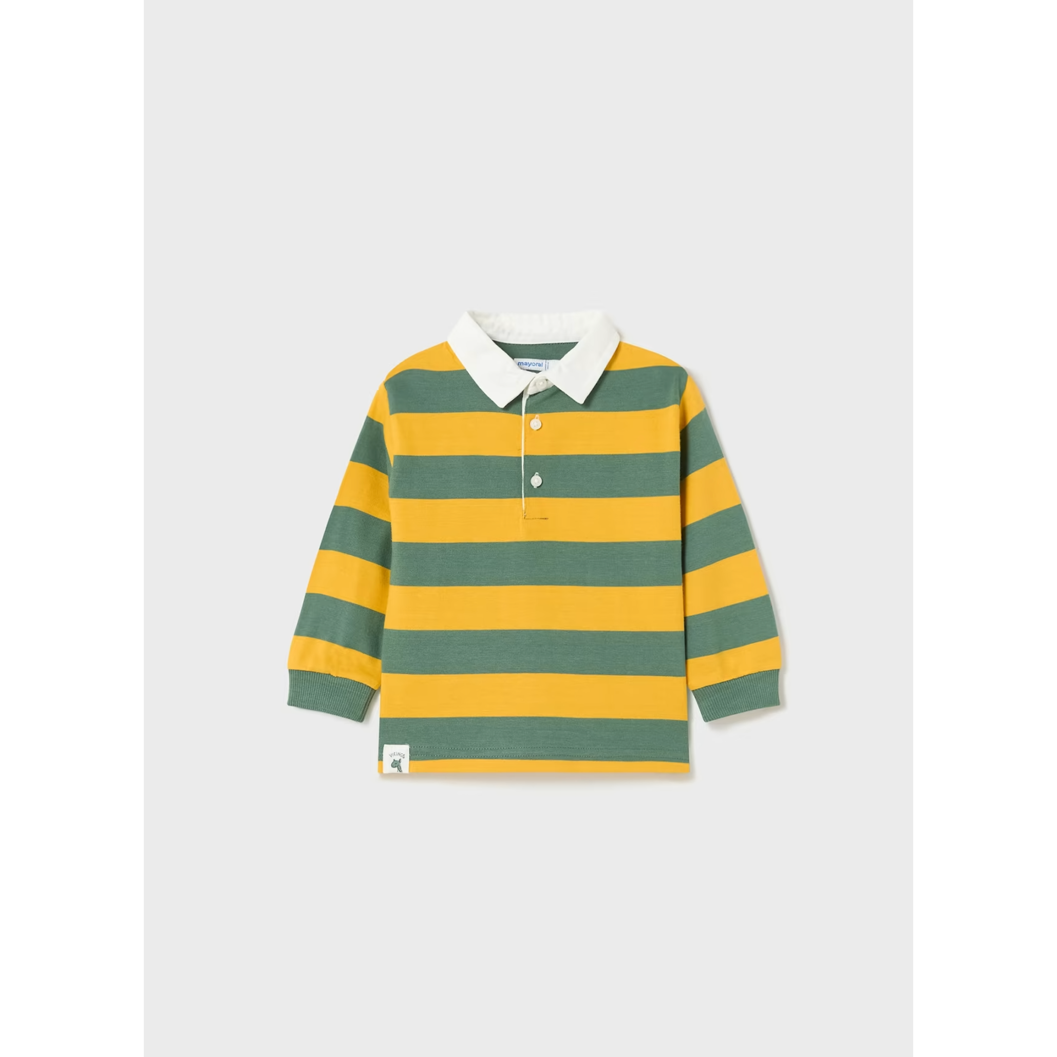 Yellow green striped 2024 shirt
