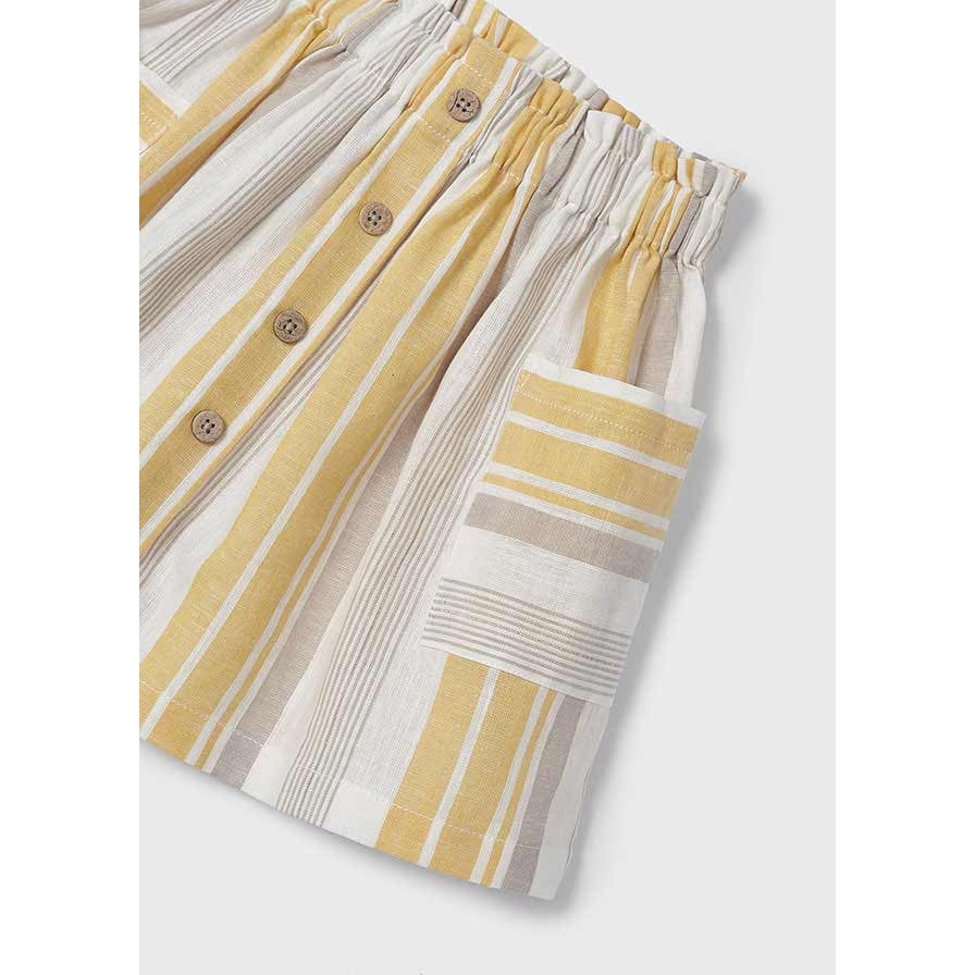 Mayoral Honey Striped Skirt-MAYORAL-Little Giant Kidz