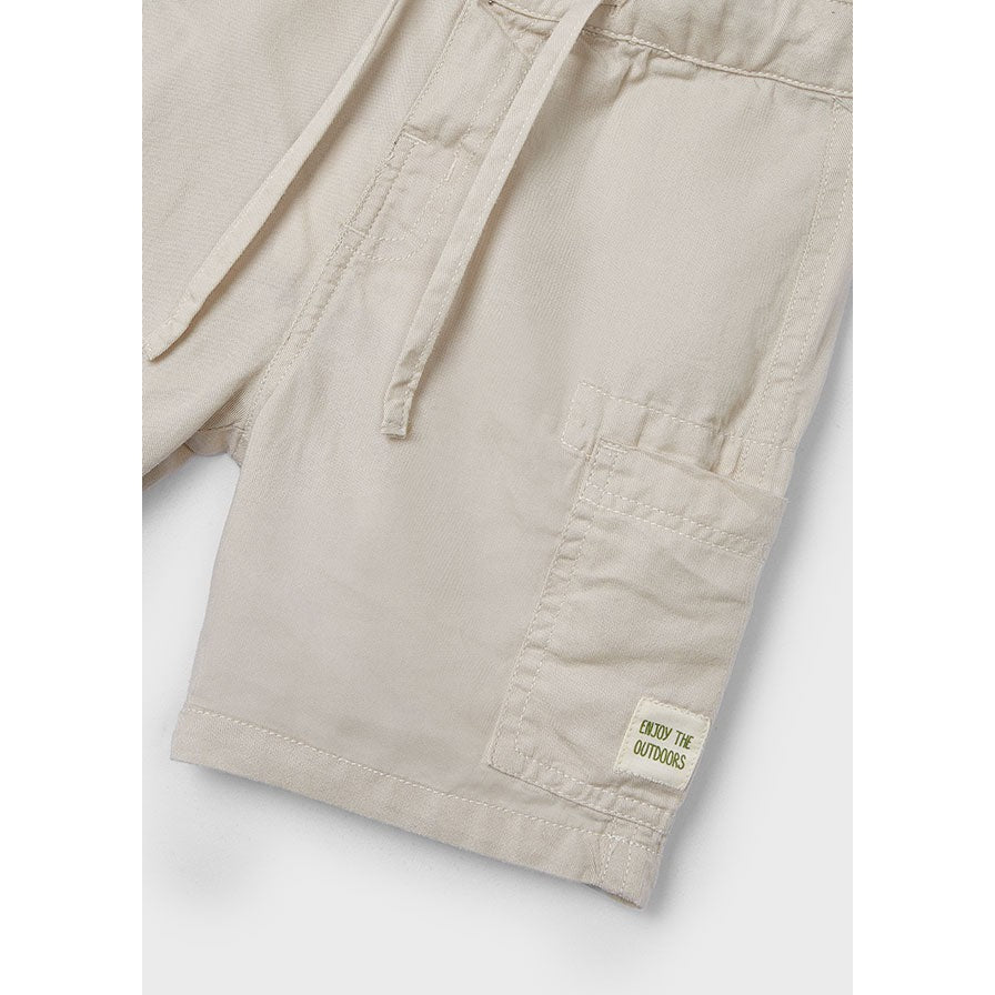 Mayoral Oat Lightweight Drawstring Shorts-MAYORAL-Little Giant Kidz