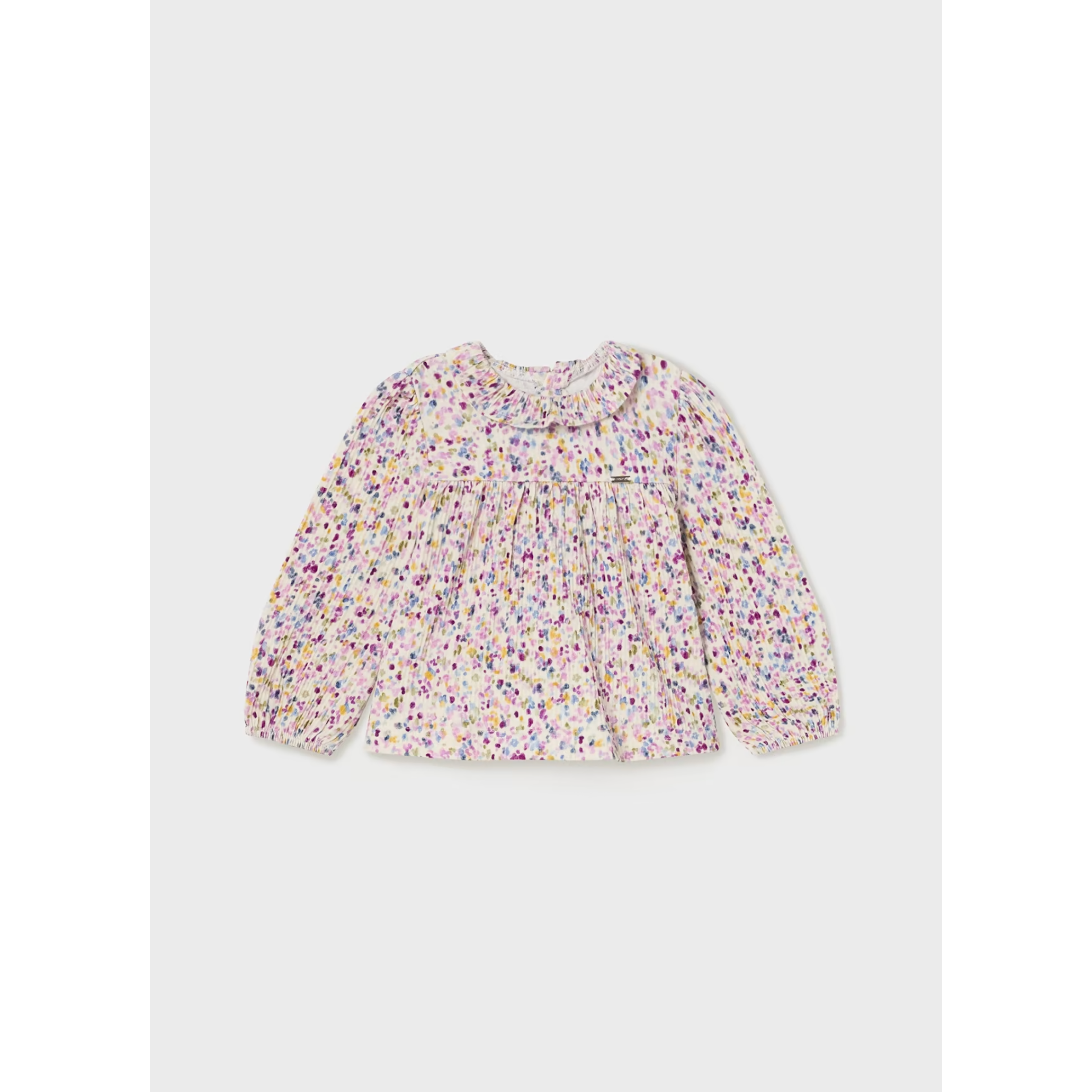Mayoral Peony Floral Print Top-MAYORAL-Little Giant Kidz