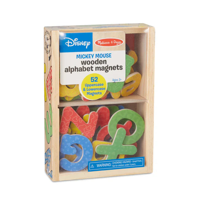 Melissa & Doug Disney Mickey & Friends Wooden Alphabet Magnets-MELISSA & DOUG-Little Giant Kidz