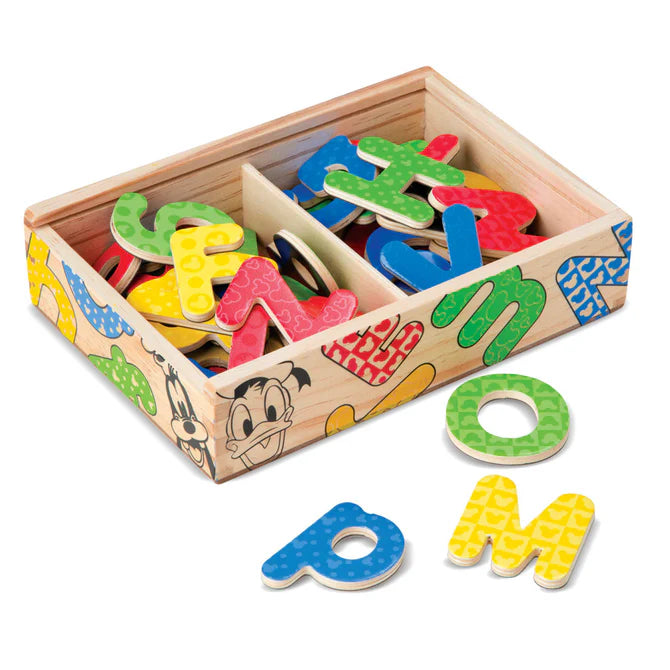 Melissa Doug Disney Mickey Friends Wooden Alphabet Magnets