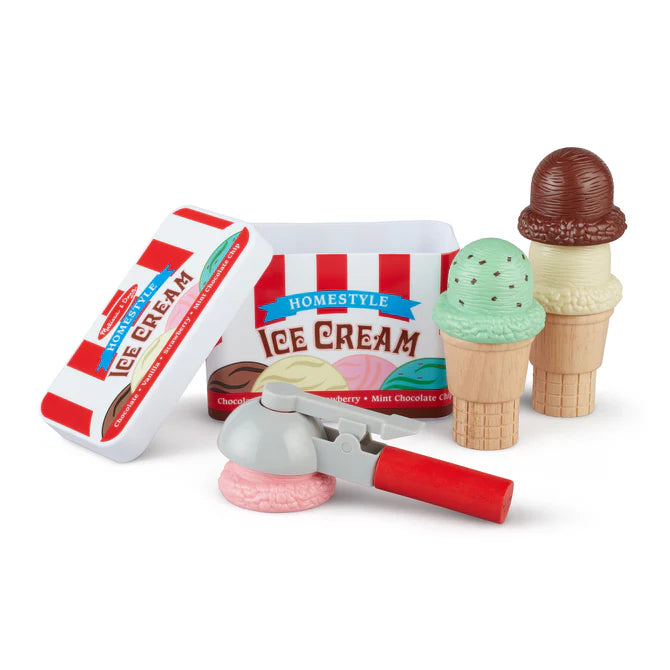Melissa & Doug Scoop & Stack Ice Cream Cone Magnetic Play Set-MELISSA & DOUG-Little Giant Kidz