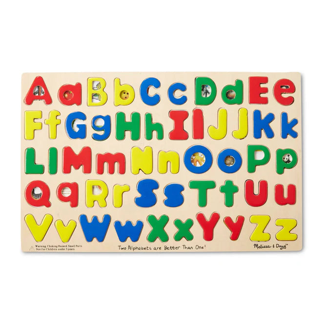 Melissa & Doug Upper & Lower Case Alphabet Puzzle-MELISSA & DOUG-Little Giant Kidz