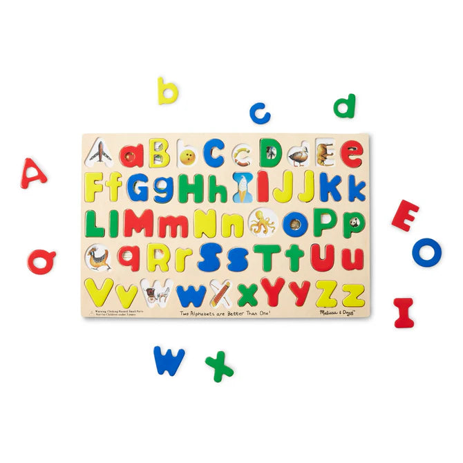 Melissa & Doug Upper & Lower Case Alphabet Puzzle-MELISSA & DOUG-Little Giant Kidz