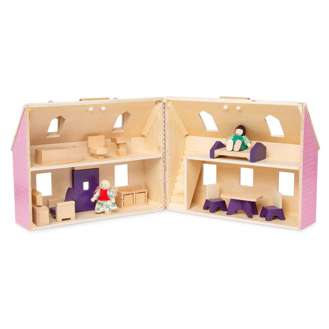 Melissa & doug dollhouse cheap