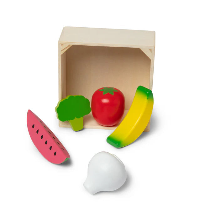 Melissa & Doug Wooden Food Groups Play Set - Produce-MELISSA & DOUG-Little Giant Kidz