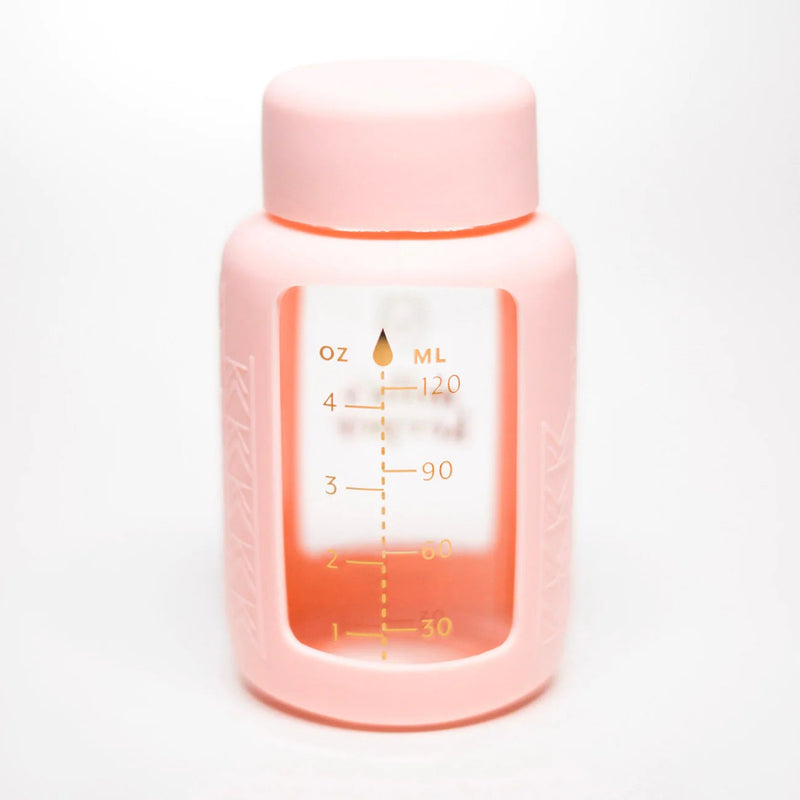 Mila's Keeper Glass Breast Milk Storage Bottles - Standard - Pink Sands-Mila's Keeper-Little Giant Kidz