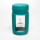 Mila's Keeper Glass Breast Milk Storage Bottles - Wide - Tropical Green-Mila's Keeper-Little Giant Kidz
