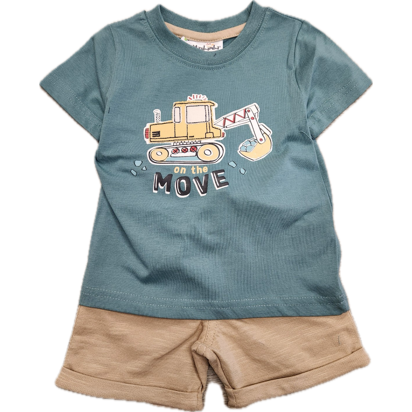 Mini Bamba Farm Short Set - On The Move-CR SPORTS-Little Giant Kidz