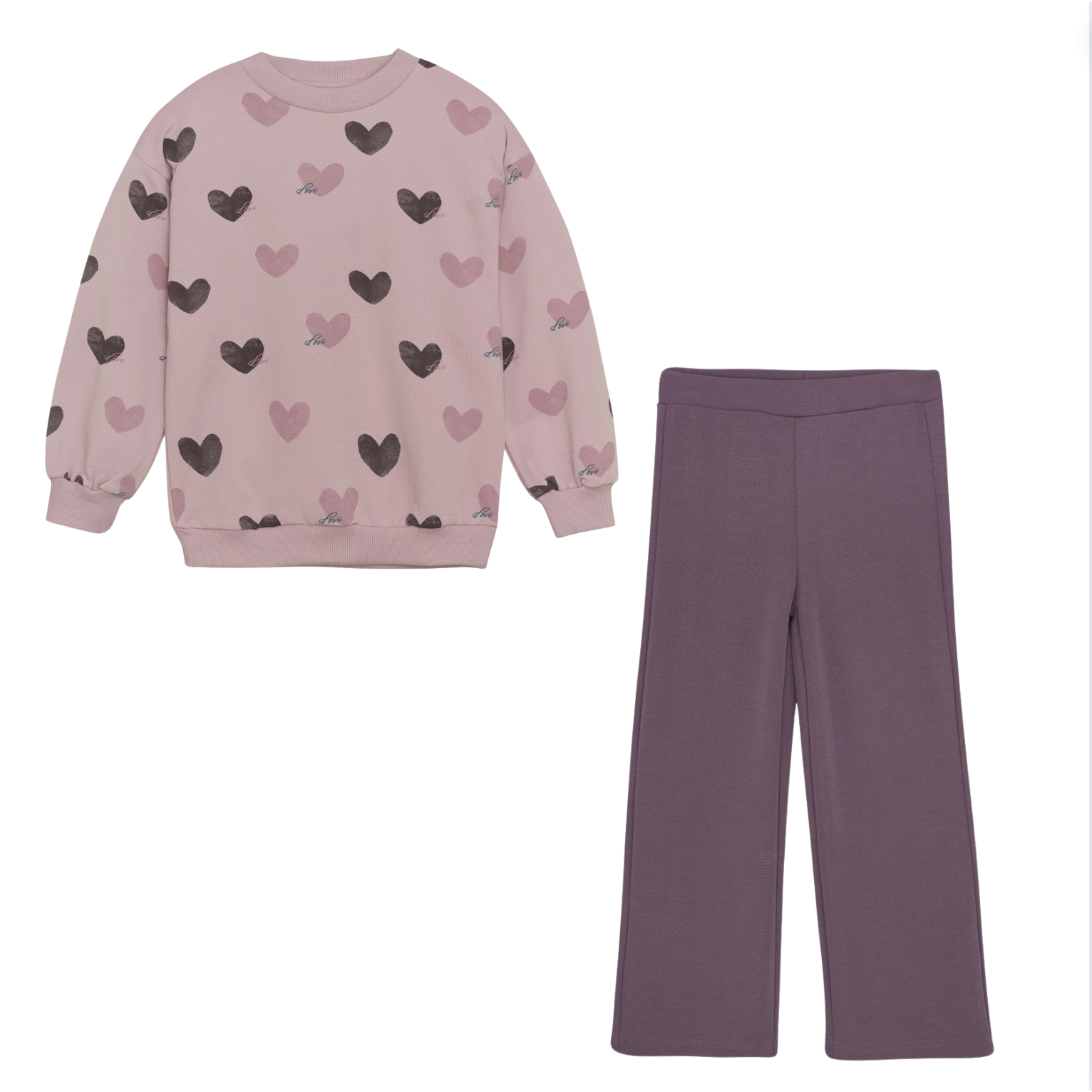 Minymo Black Plum Pants-MINYMO-Little Giant Kidz