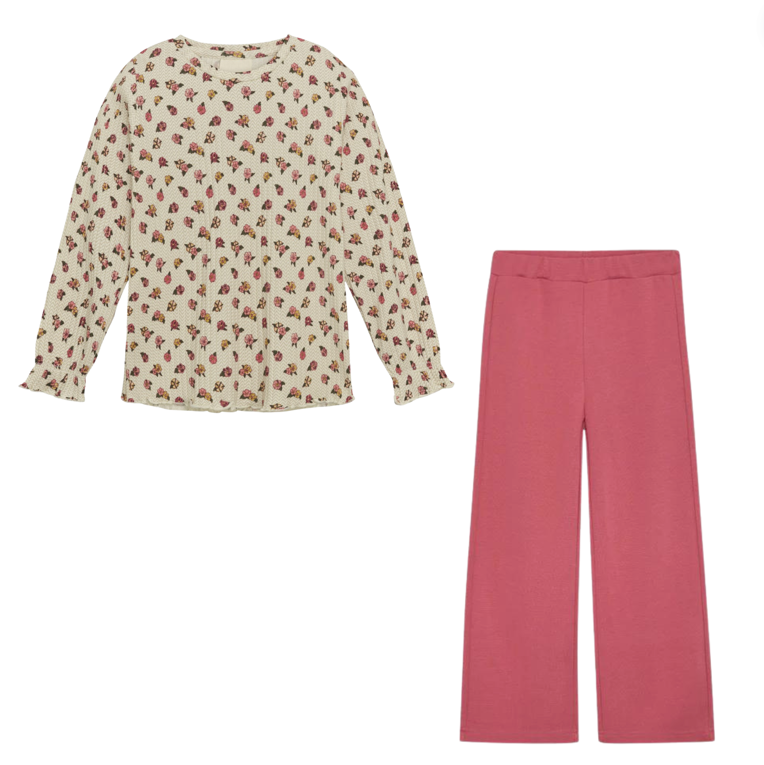 Minymo Pink Peony Pants-MINYMO-Little Giant Kidz