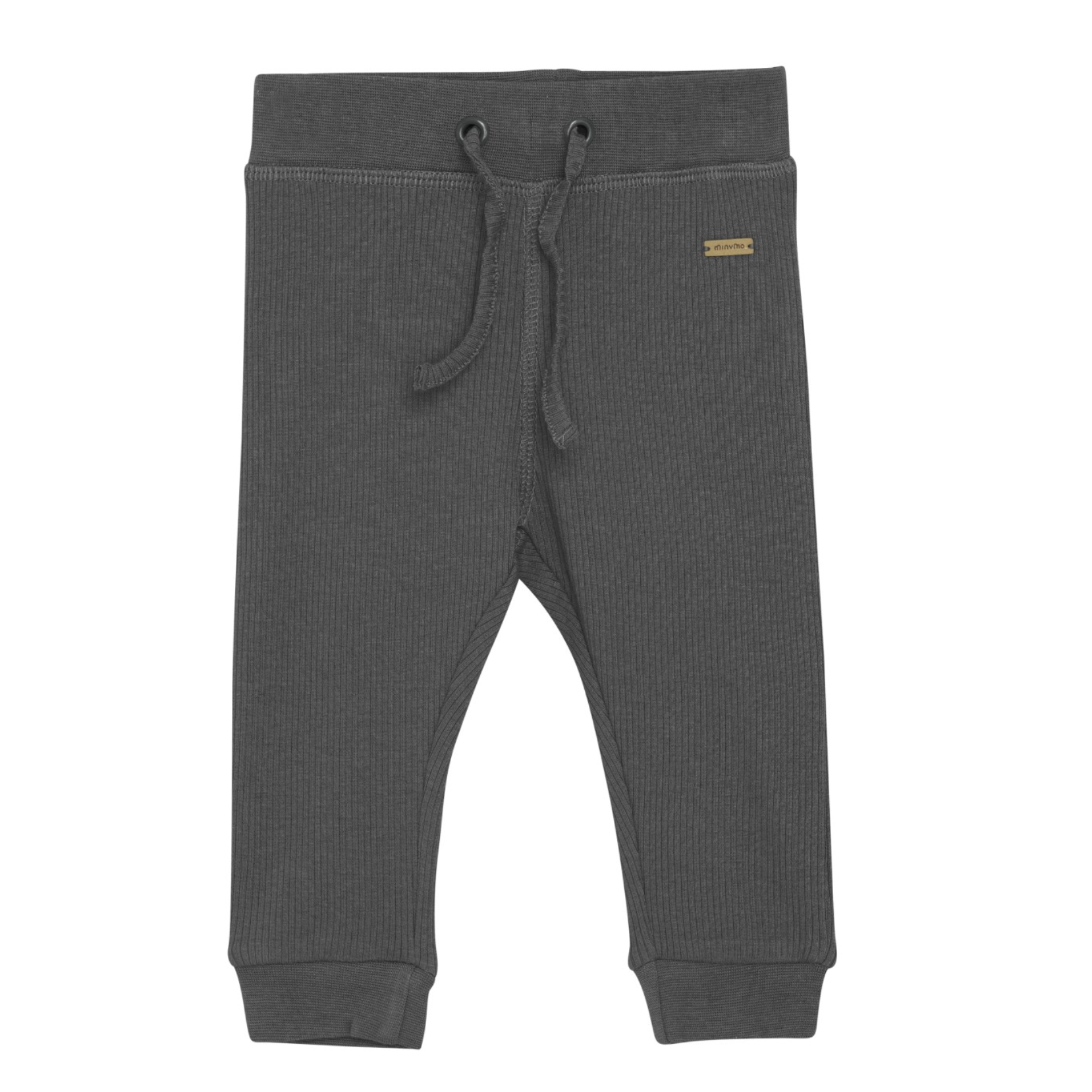 Minymo Ribbed Pants-Gargoyle-MINYMO-Little Giant Kidz