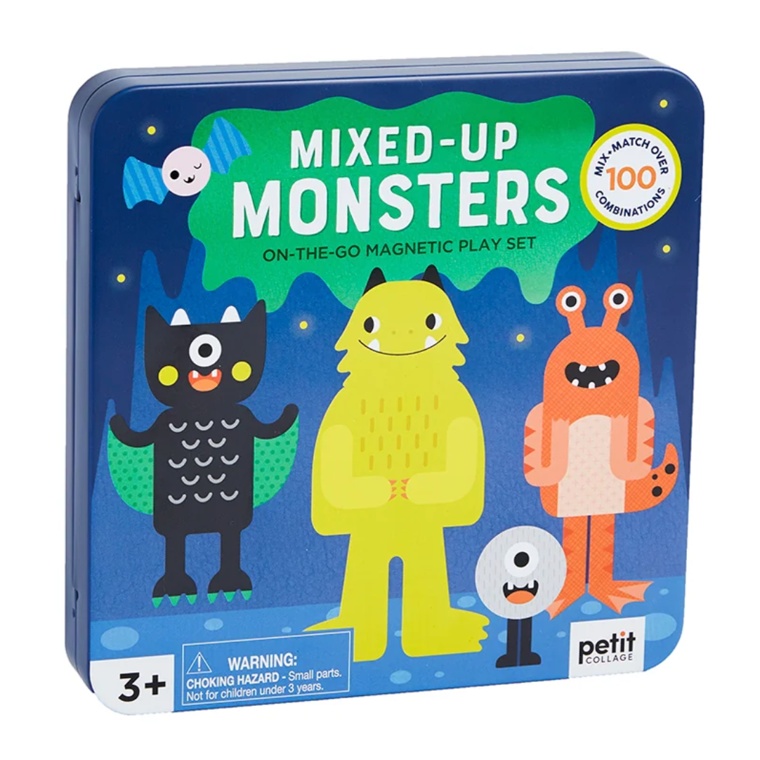 Mixed-Up Monsters- One the Go Magnetic Play Set-Petit Collage-Little Giant Kidz