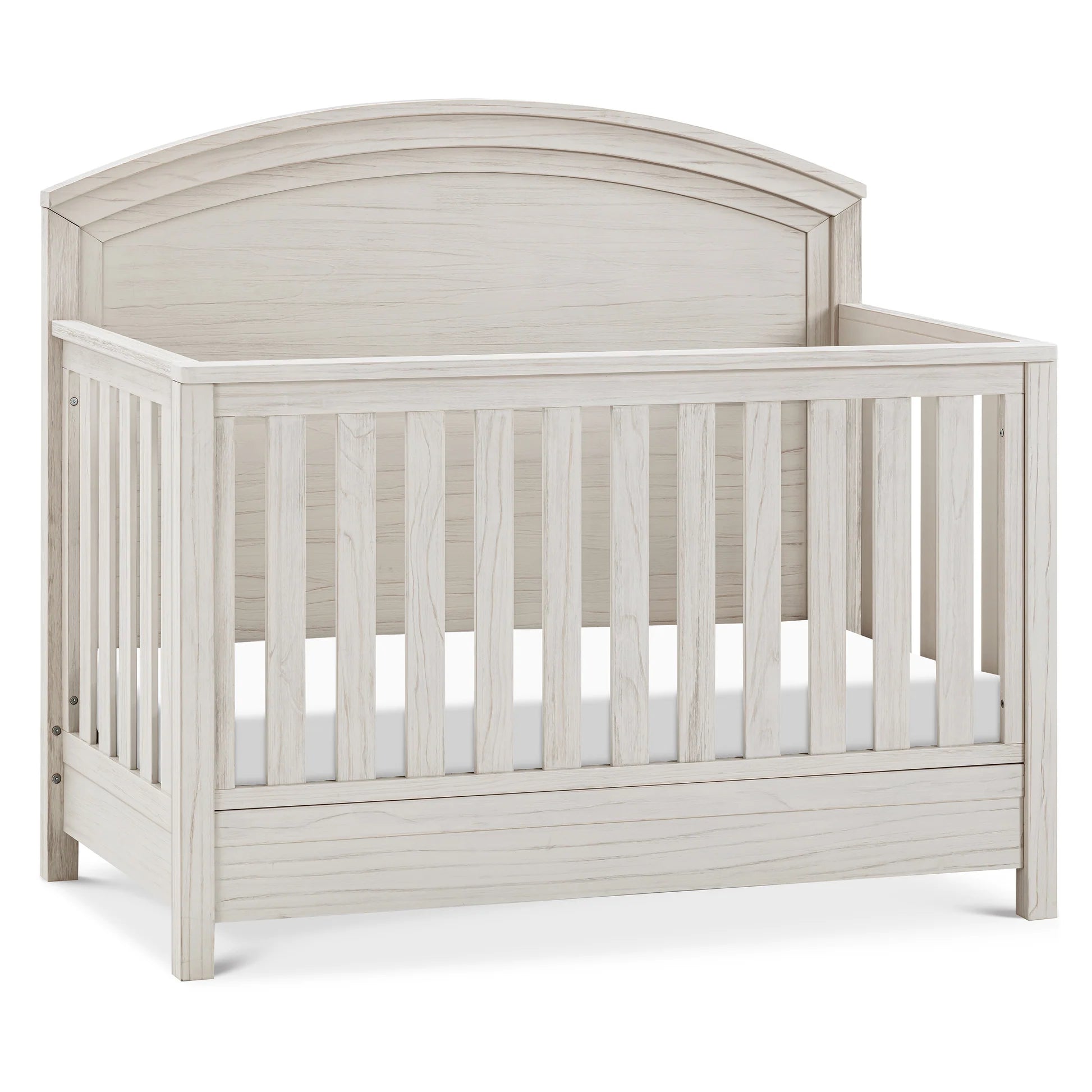 Monogram Hemsted 4-in-1 Convertible Crib - White Driftwood-MONOGRAM-Little Giant Kidz