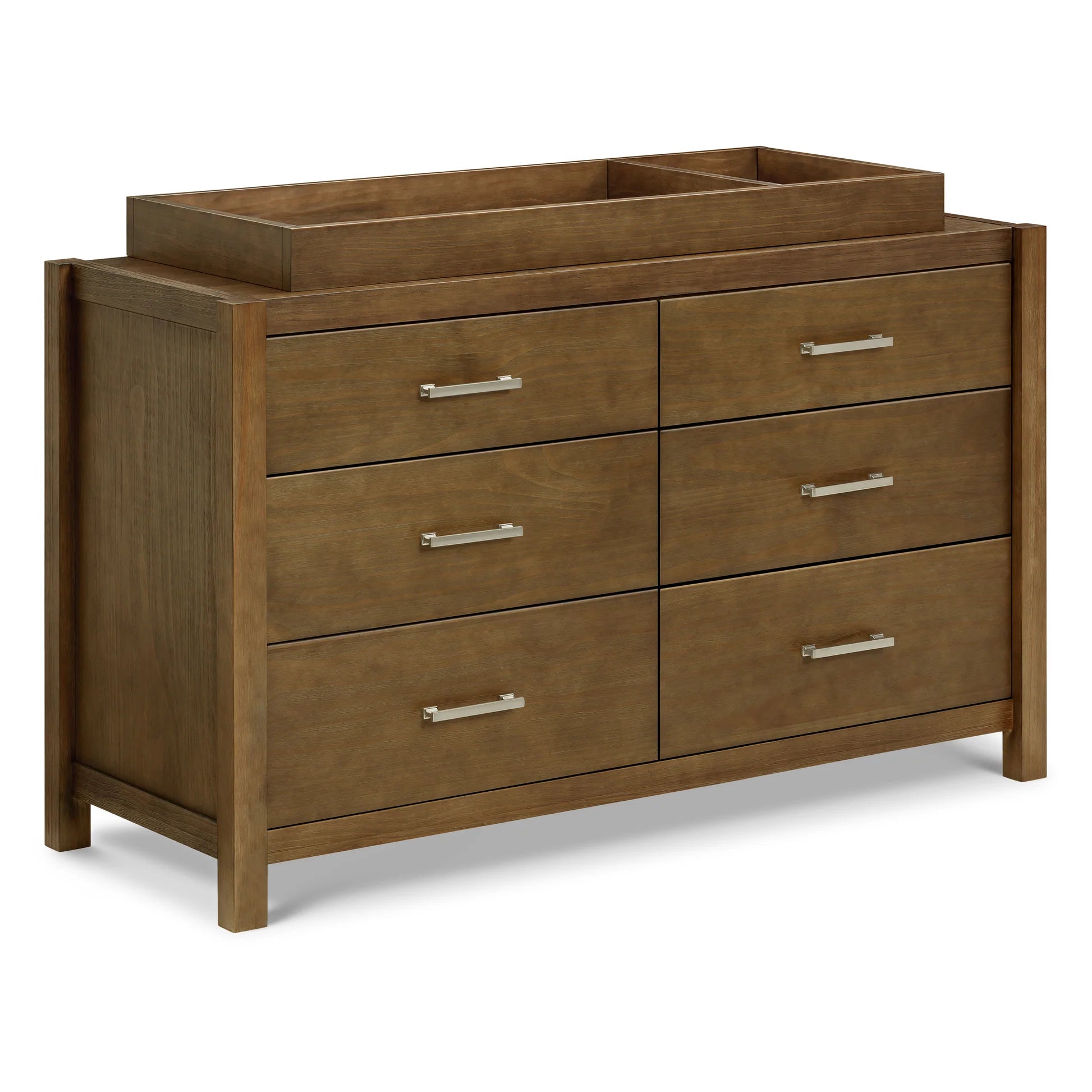 Monogram Hemsted 6-Drawer Assembled Dresser - Walnut Driftwood-MONOGRAM-Little Giant Kidz