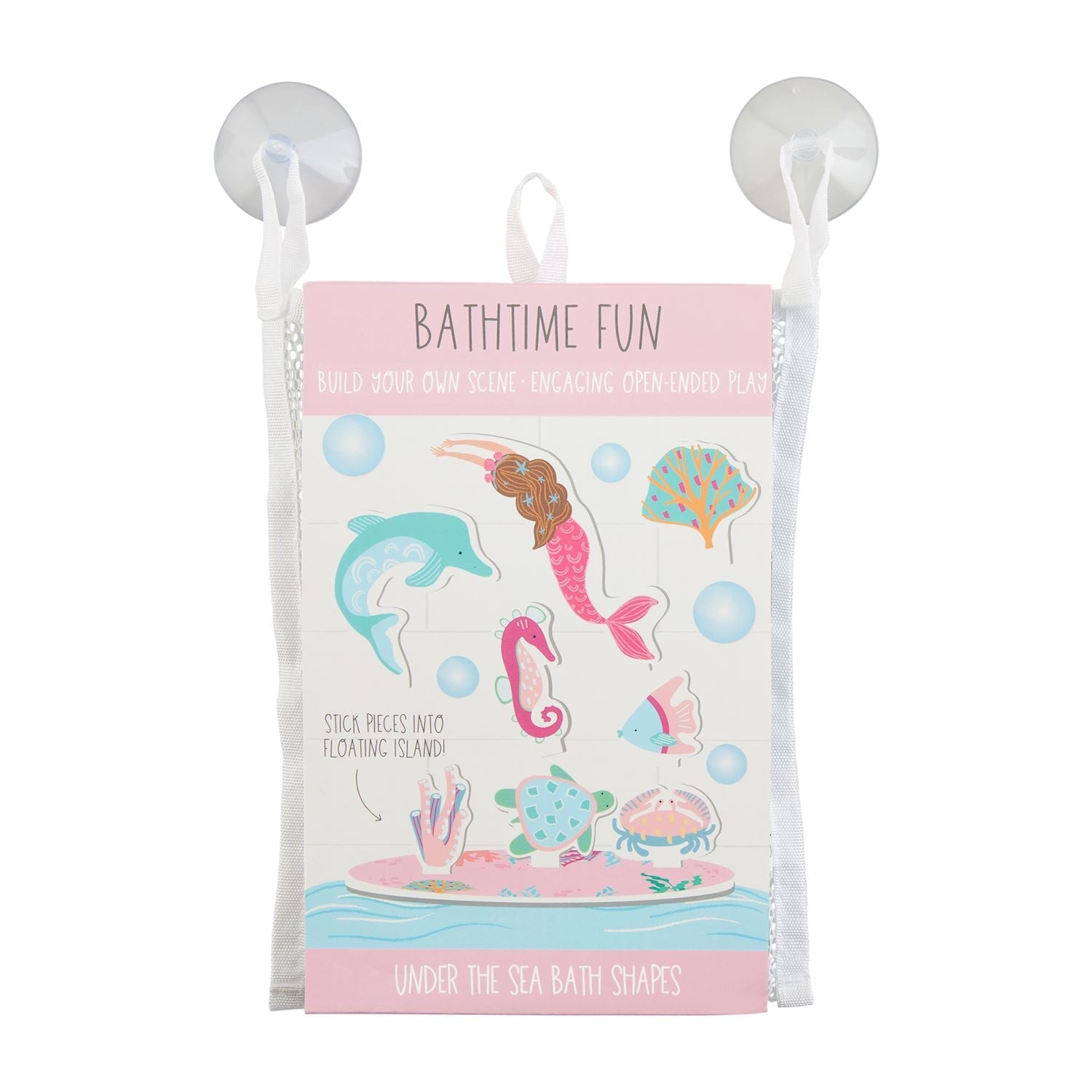 Mud Pie Bath Stickable Set - Pink Ocean-MUD PIE-Little Giant Kidz