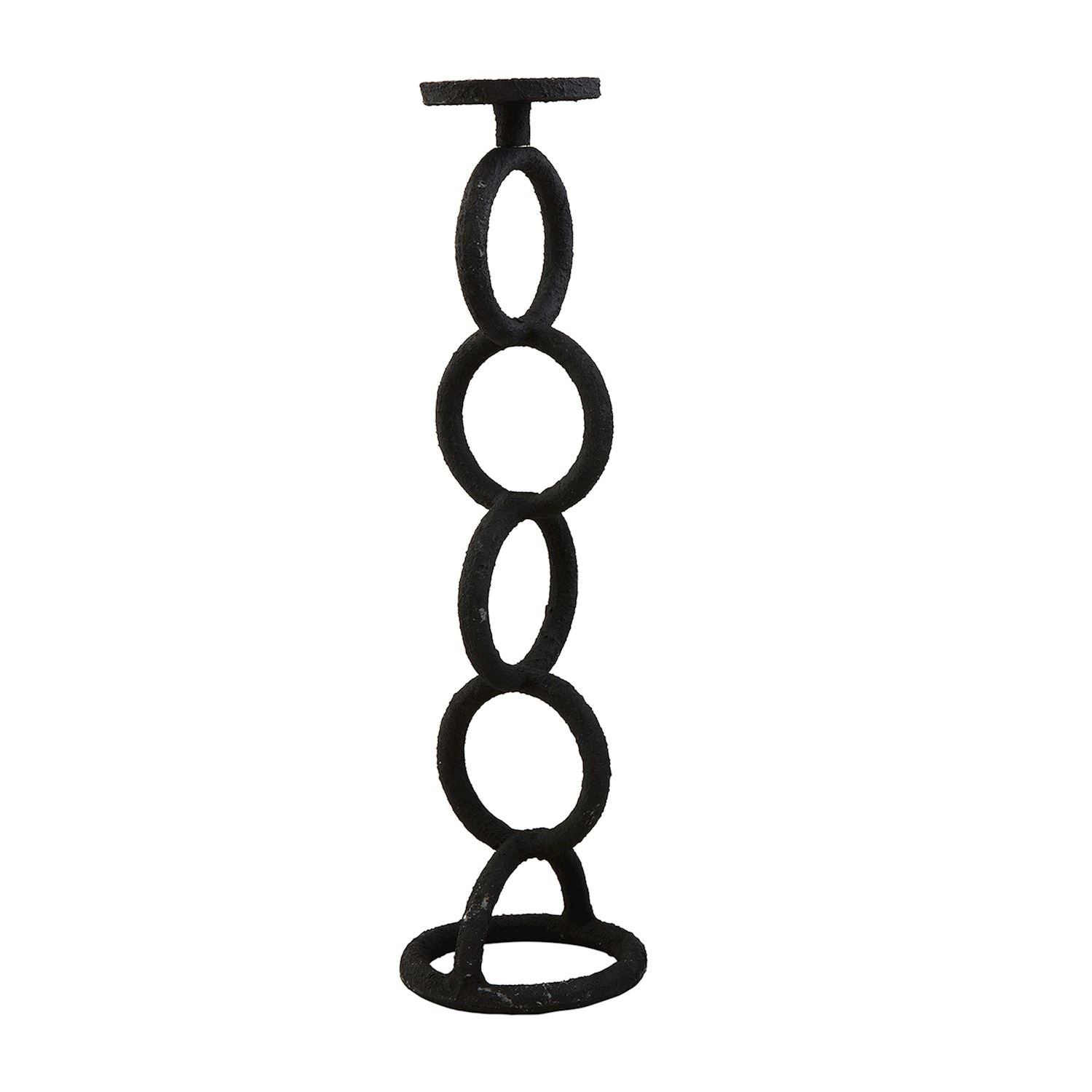 Mud Pie Chain Link Candlestick - Thumbnail 2