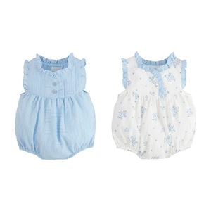 Mud Pie Blue Check Bubble-MUD PIE-Little Giant Kidz